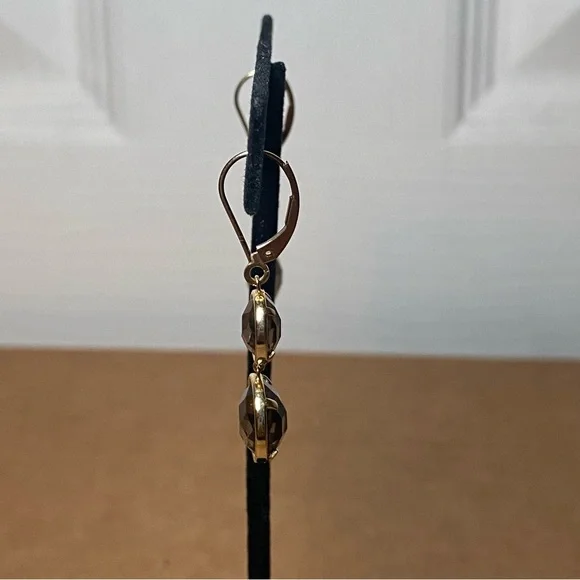 14K Yellow Gold Smokey Quartz - Picture 7 of 10